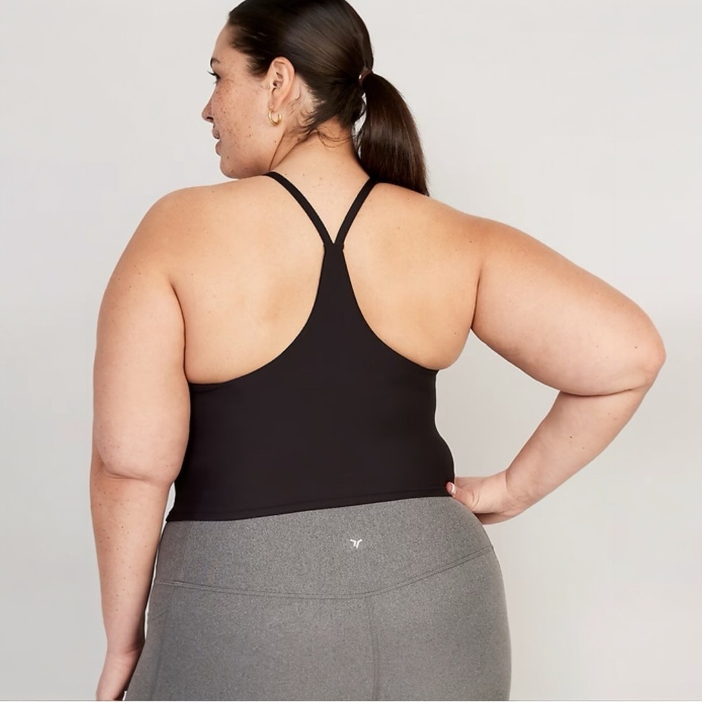 NWT Old Navy Light Support PowerSoft Longline Sports Bra - Picture 8 of 10